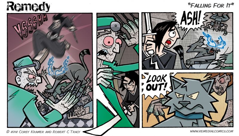 Remedy :: Corey here... funny how well you can fight once you figure out you're in a dream, yes? 