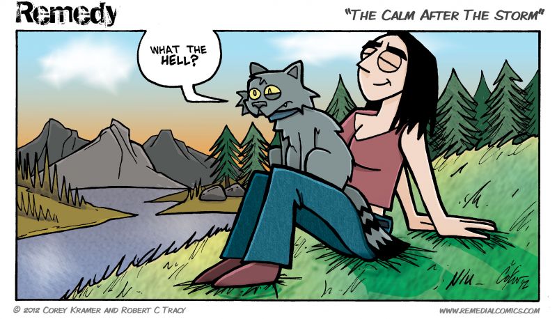 Remedy :: I bet there are some fine fish in that lake. 