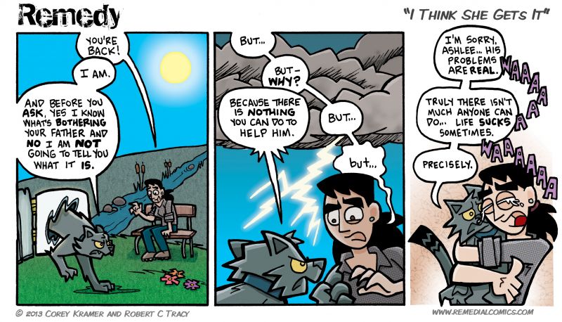 Remedy :: Corey here... so rain in dreams equals many many tears...