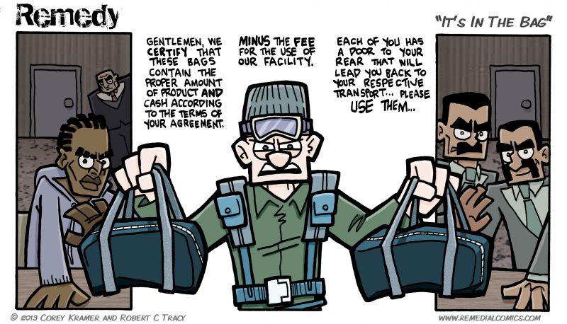 Remedy :: Corey here... that looks like a lot of product. Who knew the Cortex Brothers put so much time into their hair's upkeep... what? Not that sort of product? 