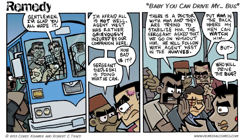 Remedy :: Corey here... whoever drives that bus had better be throwing Najeh underneath it. West stabbing jerk.