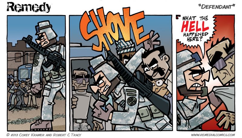 Remedy :: Corey here... wait... he shoved the West stabber out of the way to get to Uncle? At least punch that West stabbing jerk in the face first!