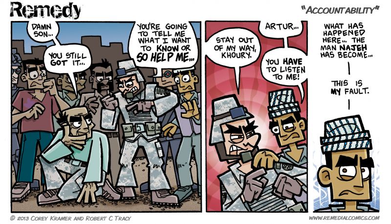 Remedy :: Corey here... whoa... Khoury did this? I feel so torn...