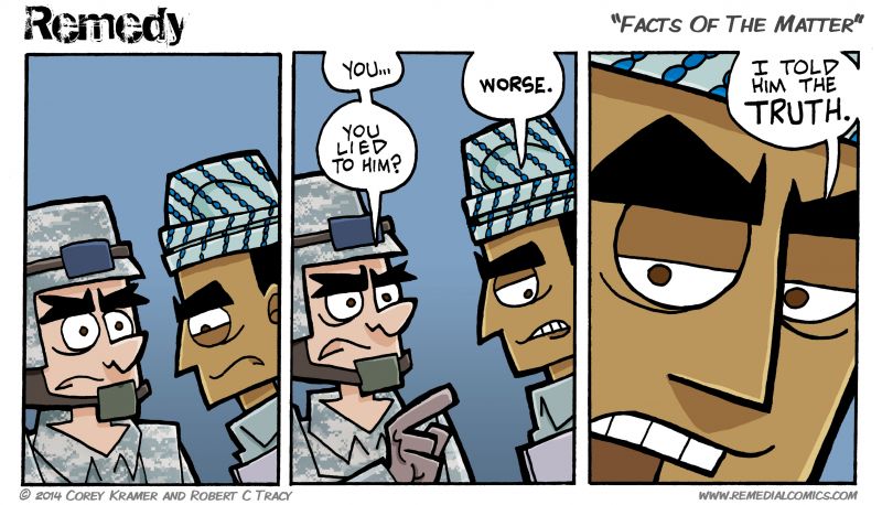 Remedy :: Corey here... the truth shall set you free?