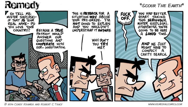 Remedy :: Corey here... you know Artur is really pissed off when he starts dropping the eff bombs. 