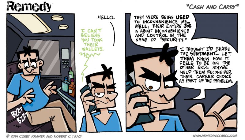 Remedy :: Corey here... my folks used to run a limo service; I tried to draw on that for inspiration here. 