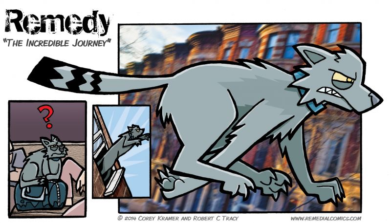 Remedy :: Corey here... it's like he's got a sixth sense or something... zoom zoom zoom!