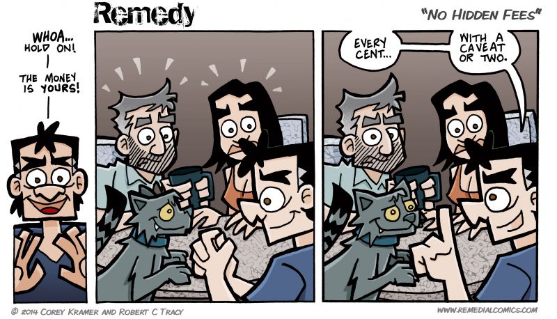 Remedy :: Corey here... bet they weren't expecting this. This household seems like the type that doesn't anticipate good news.