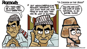 A Chicken In The Bush