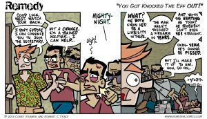 You Got Knocked The Eff Out